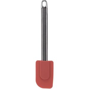 La Cucina Pannenlikker - zilver/rood - RVS/Siliconen - 24 cm - Keukengerei