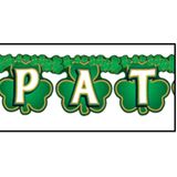 St. Patricks Day feestslinger - 3x - 205 x 11 cm - groen - van papier - Feestslingers