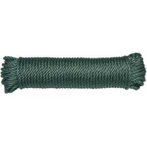 AMIG paracord touw - 15 meter - D5mm - 110kg - polypropyleen - groen - Touw