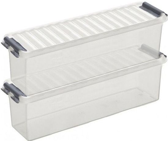 Opbergbox - Transparant - Kunststof - Handvat