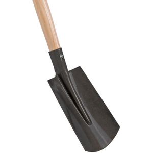 Mini zwarte spade / schep 75 cm - Scheppen