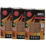 96x stuks barbecue aanmaakblokjes - Aanmaakblokjes