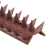 20x Antiklimstrip tegen inbraak / katten / vogels 50 x 4,5 x 1,7 cm - 10 meter - Vogelpinnen / kattenpinnen - Hekpunten