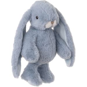 Bukowski pluche konijn knuffeldier - lichtblauw - staand - 30 cm - luxe knuffels - Knuffel huisdieren