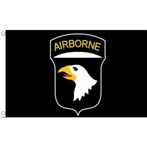 Screaming Eagles vlag 101st Airborne Division vlag 150 x 90 cm - Vlaggen