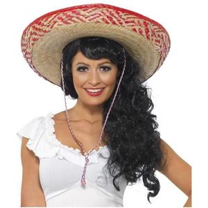 Mexicaanse Sombrero voor dames - Verkleedhoofddeksels