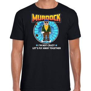 Verkleed t-shirt voor heren - Murdock - a team - tv serie - I'm not crazy - Feestshirts