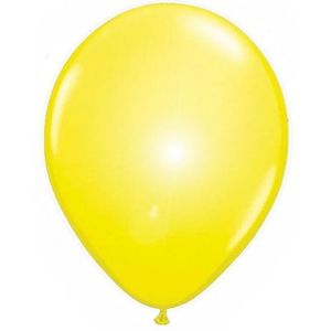 LED licht ballonnen geel 10x stuks - Ballonnen