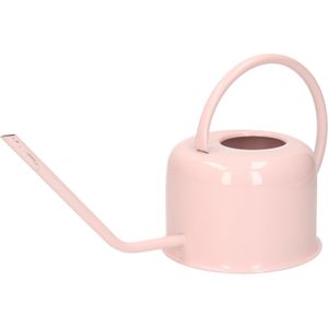 Retro metalen / RVS gieter roze voor binnen 1100 ml - Gieters