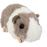 Inware pluche cavia knuffeldier - grijs/wit - staand - 15 cm