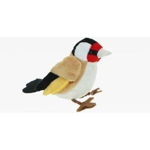 Pluche Zangvogel Putter Knuffel 12 cm