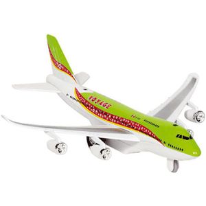 Groen model vliegtuig met licht en geluid - Speelgoed vliegtuigen