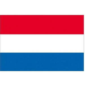 Landen thema vlag Nederland 90 x 150 cm feestversiering - Vlaggen