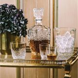 Bormioli Whisky set - karaf met 6 glazen - Dedalo serie - Whiskeyglazen