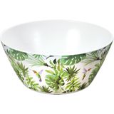 Kesper Slakom/schaal met kunststof slacouvert - Melamine - D25 cm - Serveerschalen