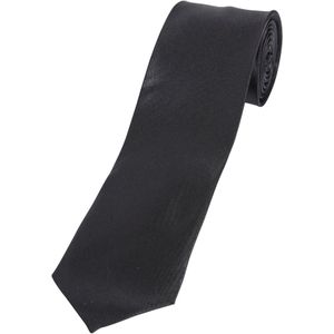 Dunne zwarte stropdas - Verkleedstropdassen