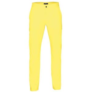 Gele heren broek van katoen - Chino broeken