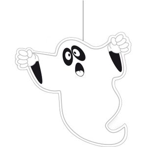 Halloween thema hangende spook/geest decoratie 20 cm - Hangdecoratie