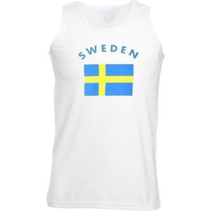 Zweden vlaggen tanktop/ t-shirt - Feestshirts