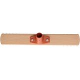 Brumag Luiwagen/schrobber 40 cm - met houten steel 130 cm - harde schrobborstel - Schrobborstels