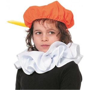 Piet oranje verkleed baret voor kinderen - Verkleedhoofddeksels