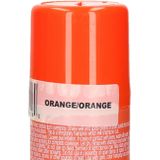 Haarverf/haarspray - 2x - neon oranje - spuitbus - 125 ml - Carnaval - Verkleedhaarkleuring