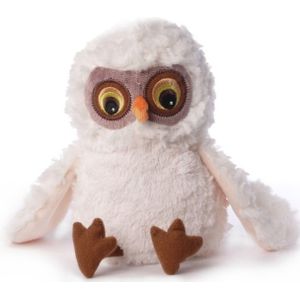 Pluche witte uil knuffel 22 cm