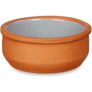 La Dehesa - Set 6x tapas/creme brulee schaaltjes terracotta/grijs 8 cm