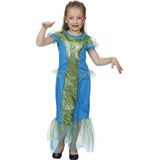 Blauw zeemeermin kostuum voor meisjes - Carnavalsjurken
