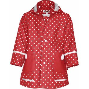 Rood met witte stip regenjas voor meisjes - Regenjassen
