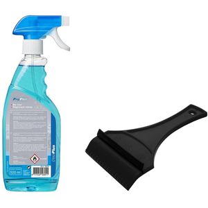 Ruitenontdooier spray - voor auto - 500 ml - antivries sprays - winter/vorst - incl. ijskrabber - Ontdooispray
