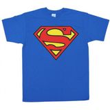 Superman logo verkleed t-shirt heren - Feestshirts
