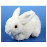 Pluche konijn knuffel wit 20 cm - Pluche knuffeldieren