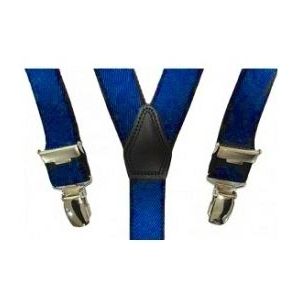 Verkleed bretels kobalt voor jongens - Bretels