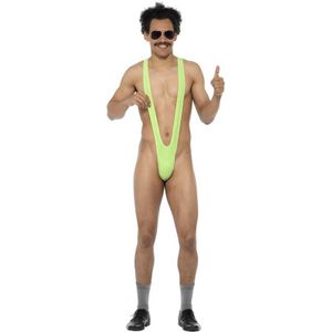 Borat mankini - mini zwempak onderbroek - vrijgezellenfeest - groen - Carnavalskostuums