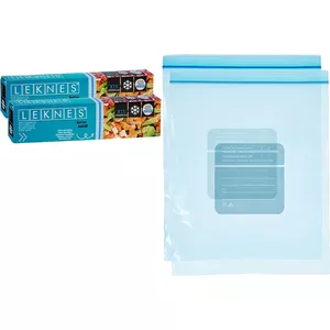 Papstar 12 x 100 Gefrierbeutel LLDPE 1 l 24cm x 16cm transparent in Faltschachtel 14157 günstig