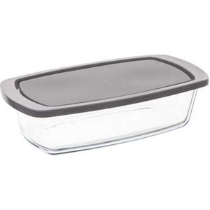 5Five Ovenschaal met deksel - borosilicaat glas - rechthoek - 1.8 Liter - 27 x 14 x 7,3 cm