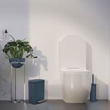 Spirella Pedaalemmer Venice - petrol blauw - 5 liter - metaal - L21 x H30 cm - soft-close - toilet/badkamer