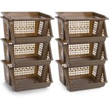 Opbergmand - Grijs - Katoen - Handgemaakt