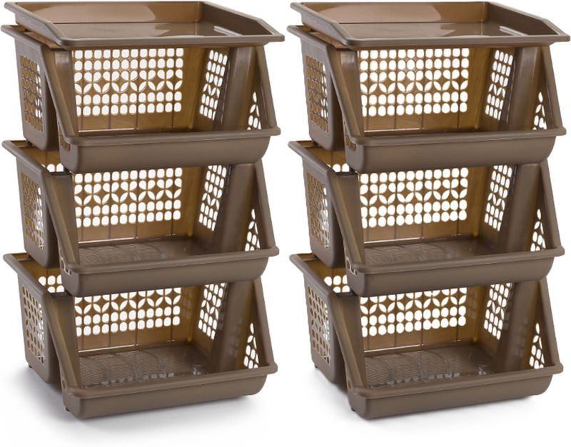 Opbergmand - Grijs - Katoen - Handgemaakt