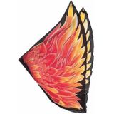 Feniks vleugels voor kids met vlammen - Verkleedattributen