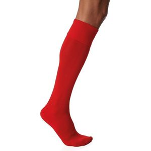 1 paar hoge sokken rood - Verkleedkousen