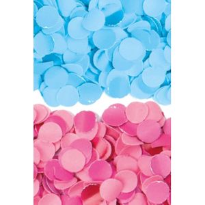 2 kilo fuchsia roze en blauwe papier snippers confetti mix set feest versiering - Confetti