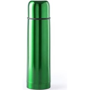 RVS thermosfles/isoleerkan 500 ml groen - Thermosflessen