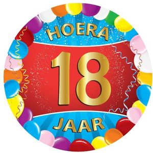 18 jaar verjaardag party viltjes - Bierfiltjes