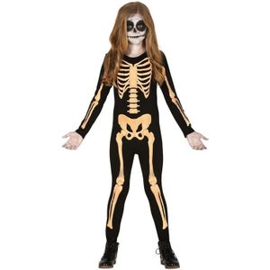 Skelettenpak verkleedkleding voor kinderen - Carnavalskostuums