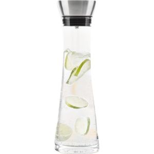 HI Waterkaraf met filter 1 L transparant
