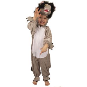 Pluche wolf outfit voor kinderen - Carnavalskostuums