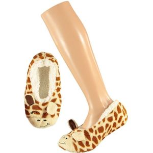 Ballerina huispantoffels/sloffen giraffe voor meisjes maat 31-33 - sloffen - kinderen