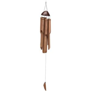 Bamboe windgong/windorgel met koordstopper 54 cm - Windgong